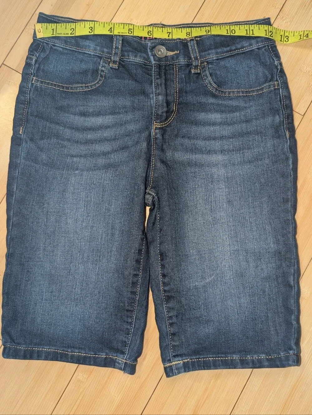 The Children's Place Casual Classic Bermuda Denim Skimmer Shorts Girls- Size 10